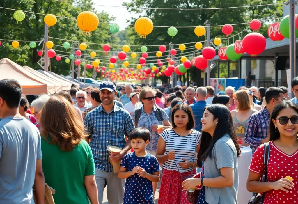 Residents enjoying community events in Aiken SC