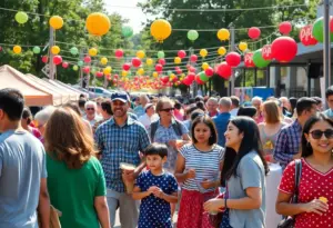 Residents enjoying community events in Aiken SC
