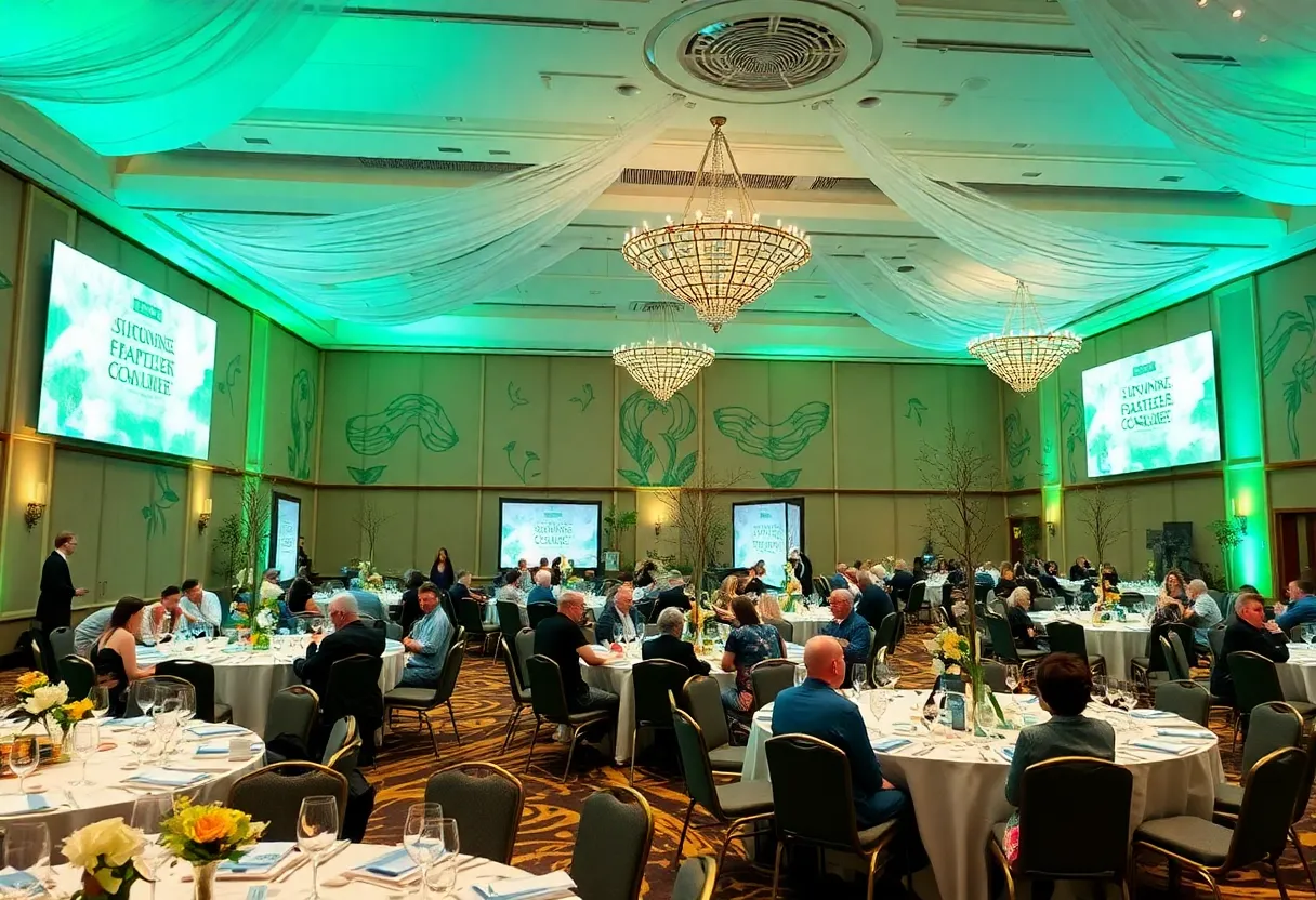 Aiken Soil and Water Conservation District banquet setting