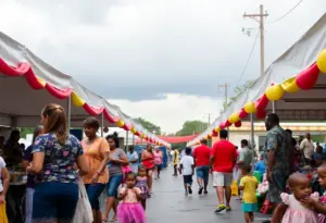 Families enjoying community events in Aiken County