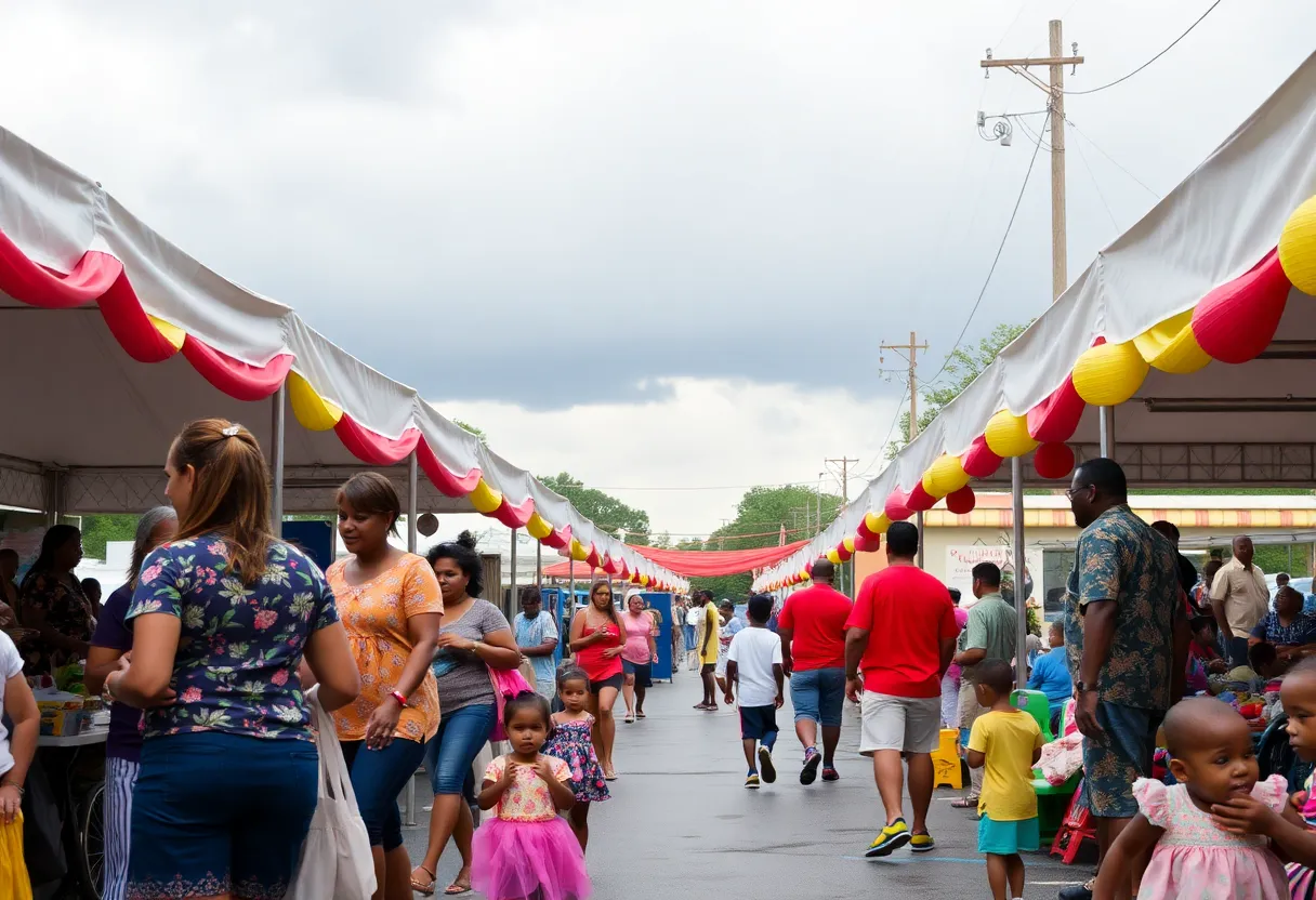 Families enjoying community events in Aiken County