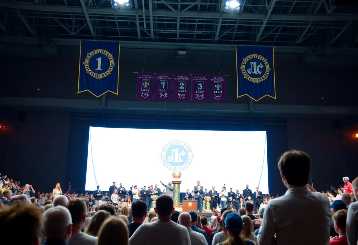 Celebration at Newberry College Hall of Fame induction ceremony