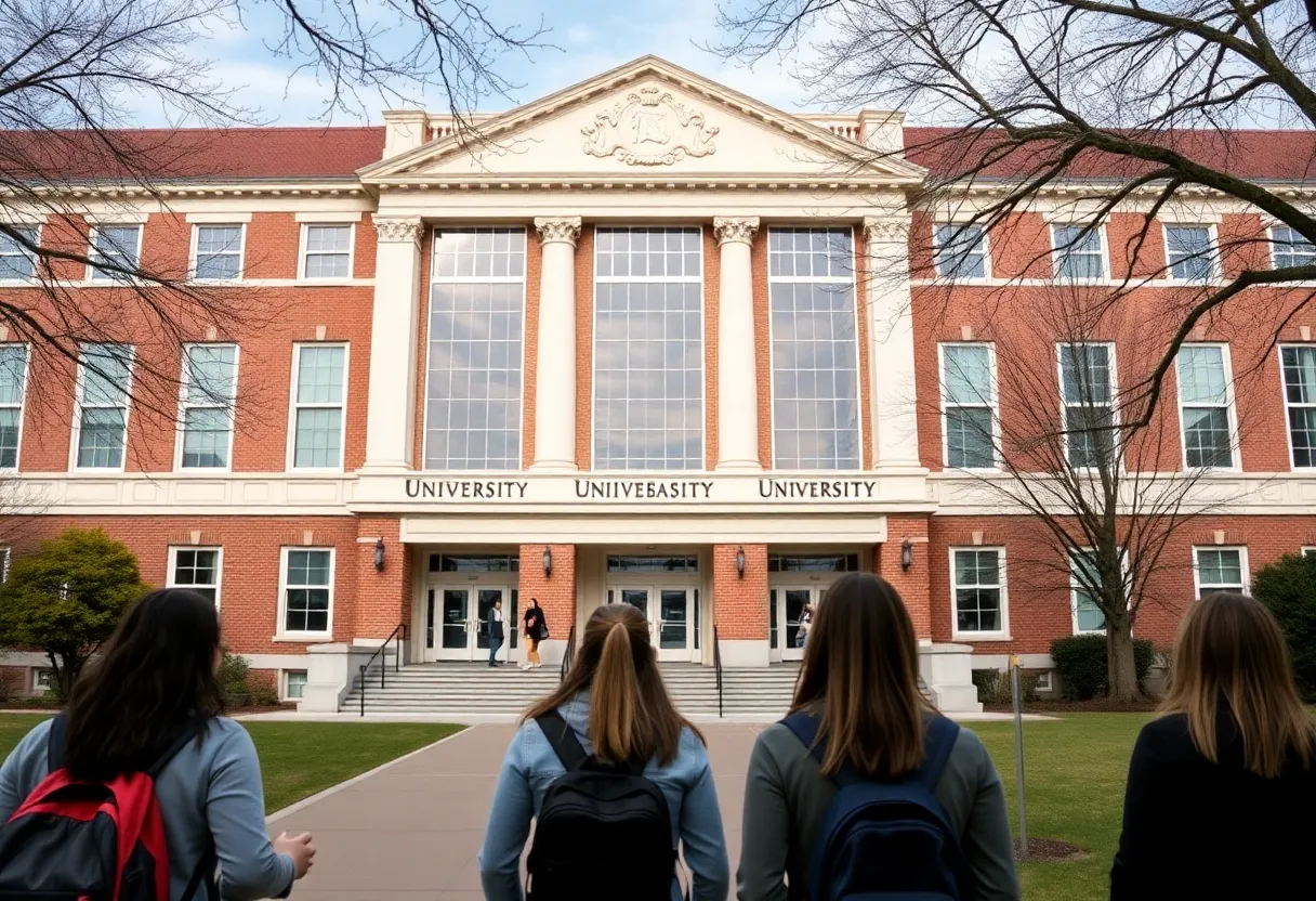 Building at Clemson University where faculty members were terminated over social media posts