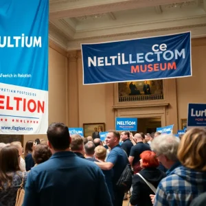 Campaign launch event at Laurens County Museum