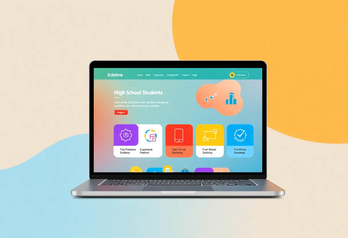 A visual representation of the Education and Workforce Portal interface.
