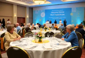 Attendees at the Hearts of Gold Luncheon celebrating community support