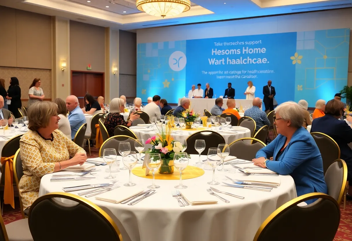 Attendees at the Hearts of Gold Luncheon celebrating community support