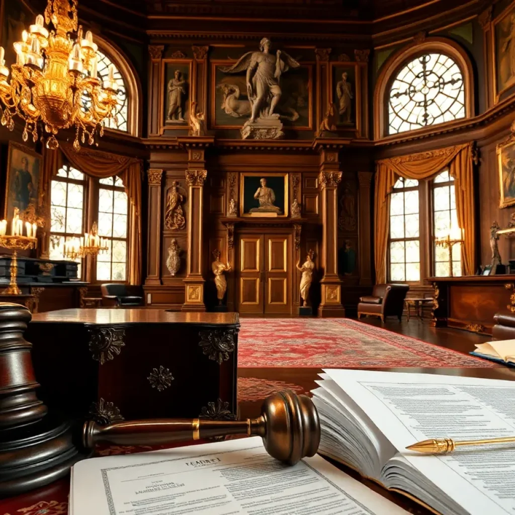 Mansion representing James Brown's estate