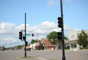 A quiet shot of Little Mountain, S.C. showing its village-like atmosphere