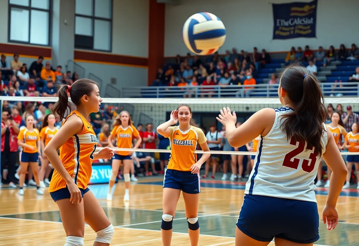 Mid-Carolina vs Newberry volleyball match