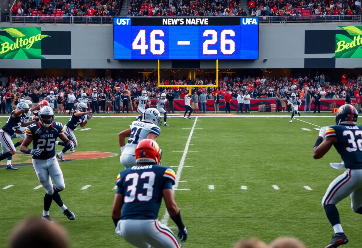Football game between Newberry Academy and Richard Winn