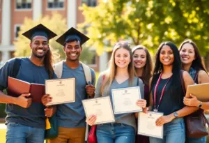 Newberry College student-athletes celebrating their academic achievements