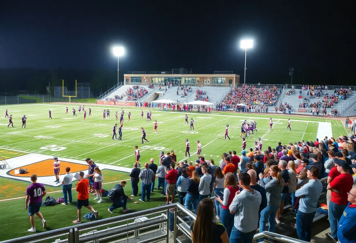 Football game between Richard Winn Academy and Newberry Academy