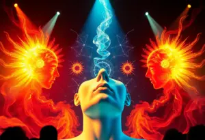 Promotional poster for 'The Psychology of Cults' live show