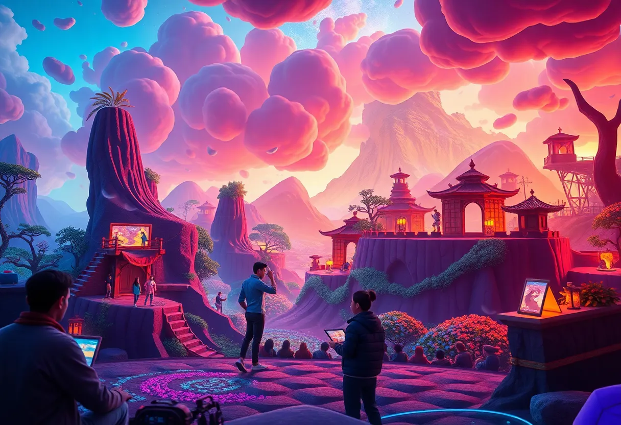 Users engaging with interactive storytelling on digital platforms.