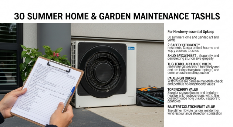 New Guide Details 30 Summer Home and Garden Maintenance Tasks for Newberry Residents