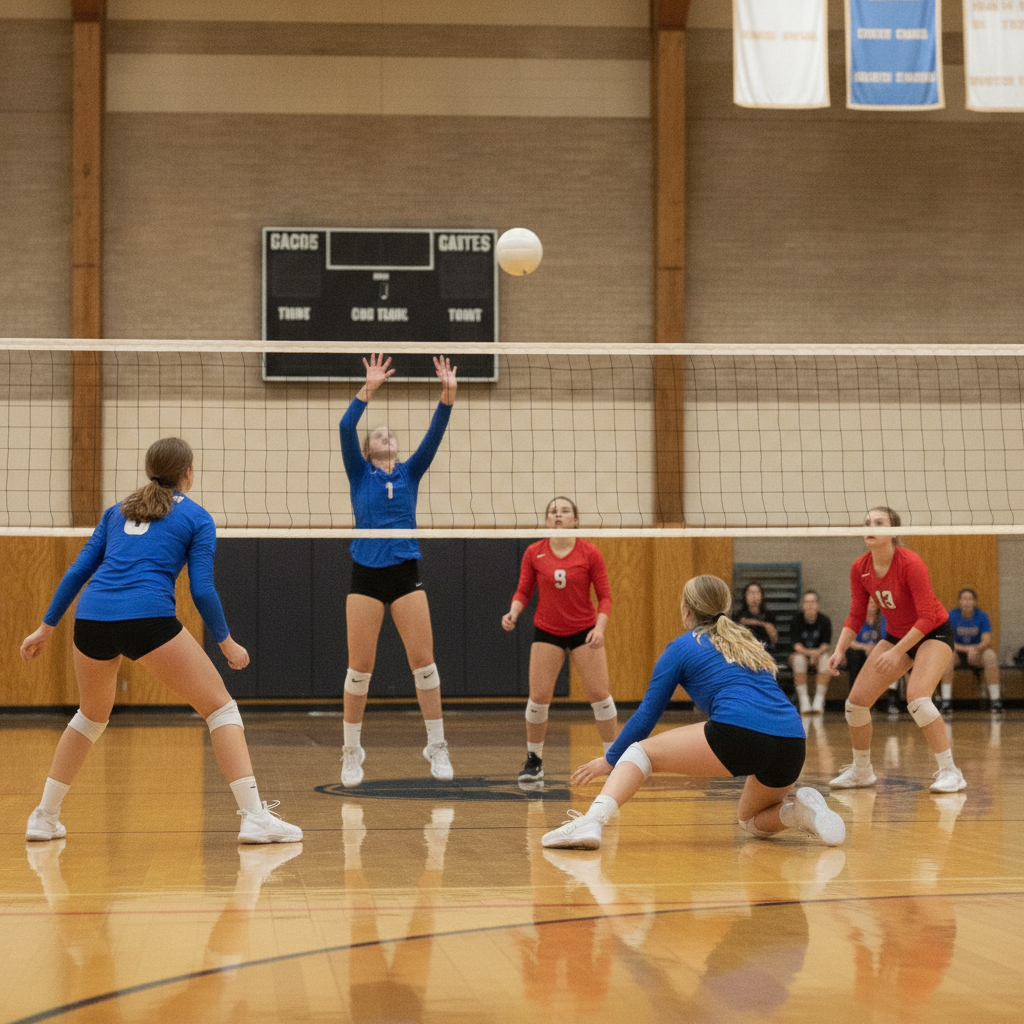 Newberry Academy Volleyball Sweeps Wardlaw Academy 3-0