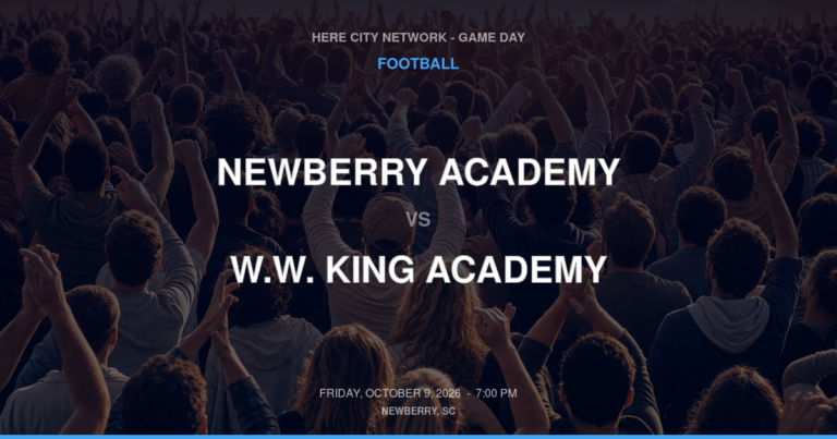 Newberry Academy vs. W.W. King Academy — Football Game Day — Batesburg, SC — Oct 9, 2026