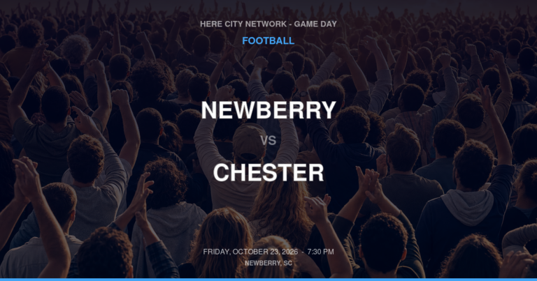 Newberry vs. Chester — Football Game Day — Chester, SC — Oct 23, 2026