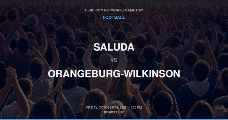 Saluda vs. Orangeburg-Wilkinson — Football Game Day — Orangeburg, SC — Oct 16, 2026