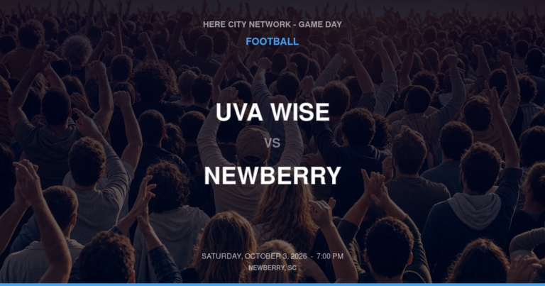 UVA Wise vs. Newberry — Football Game Day — Newberry, SC — Oct 3, 2026